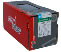 Dynaplus Houtbouwschroef Ar-Bronze Tellerkop deeldraad +Snijpunt Torx TX30 6.0X120/70 | 50 stuks - 0286.08.50801