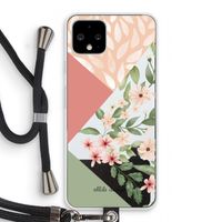 Sweet heaven geometrics: Pixel 4 Transparant Hoesje met koord