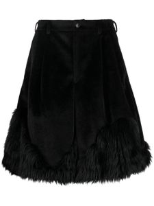 Comme des Garçons Homme Plus short à design plissé - Noir