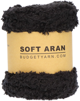 Budgetyarn Soft Aran 100 Black - thumbnail