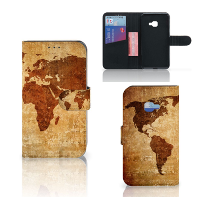 Samsung Galaxy Xcover 4 | Xcover 4s | Flip Cover | Wereldkaart
