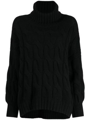 N.Peal pull Hana à col roulé - Noir