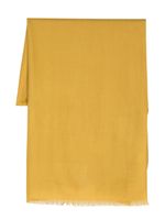 N.Peal châle en cachemire à bords francs - Jaune