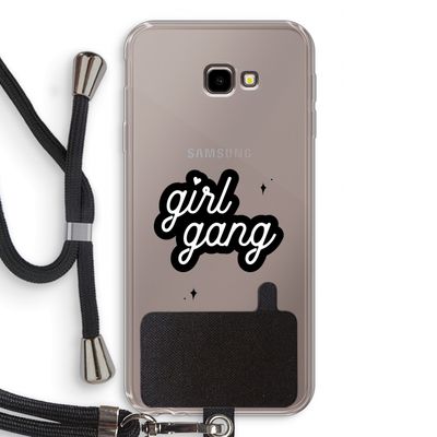 Girl Gang: Samsung Galaxy J4 Plus Transparant Hoesje met koord