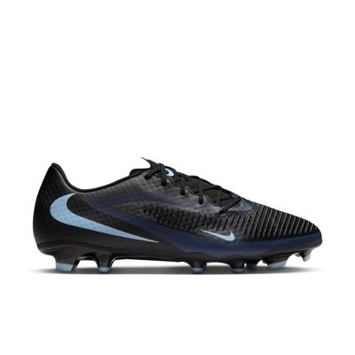 Nike Phantom 6 Low Academy Gras / Kunstgras Voetbalschoenen (MG) Zwart Lichtblauw