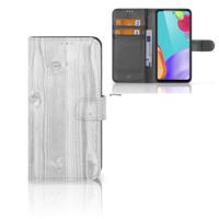 Samsung Galaxy A52 | Book Style Case | White Wood