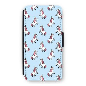 Eenhoorns overal: iPhone 12 Pro Flip Hoesje