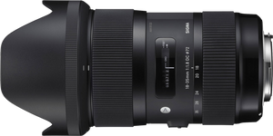 Sigma 18-35mm F1.8 DC HSM IP-camera Standaardlens Zwart