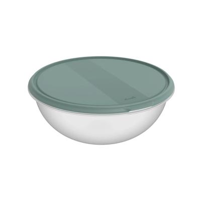 Rotho Elements Koelkast Bewaardoos Rond 6L Mistletoe Groen/Transparant