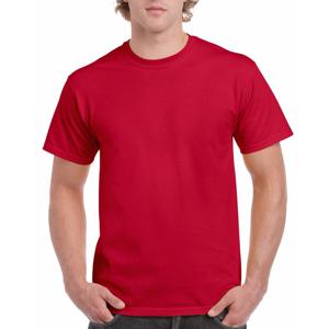 T-shirts kersenrood voor heren - zware 200gr kwaliteit - Basic shirts - Katoen - Korte mouwen