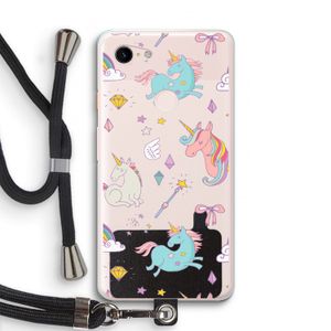 Fantasiewereld: Pixel 3 XL Transparant Hoesje met koord
