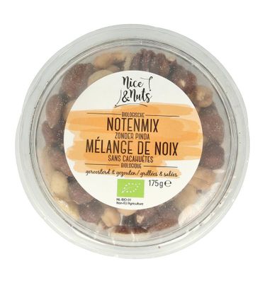 Notenmix zonder pinda met zeezout geroosterd bio