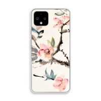 Japanse bloemen: Pixel 4 Transparant Hoesje