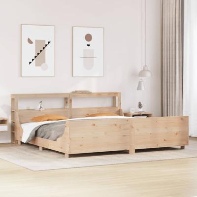 Bedframe zonder matras massief grenenhout 180x200 cm