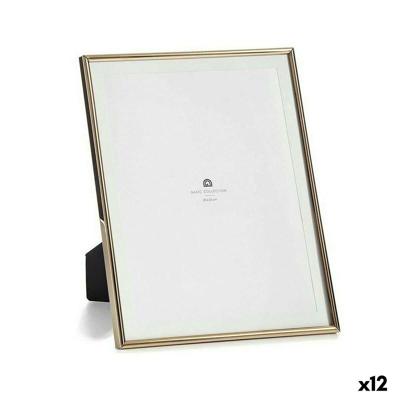 Fotolijsten Gift Decor Gouden Kristal Staal (12 Stuks)