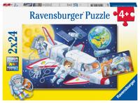 Ravensburger puzzel 2x24 stukjes reis door de ruimte
