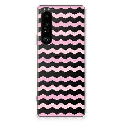 Sony Xperia 1 III | TPU bumper | Waves Roze