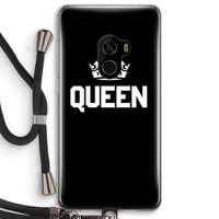 Queen zwart: Xiaomi Mi Mix 2 Transparant Hoesje met koord