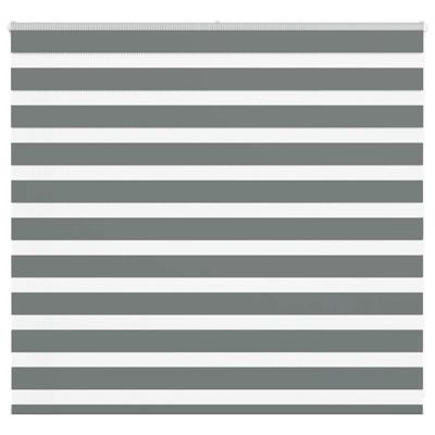 Zebra rolgordijn 160x100 cm stofbreedte 155,9 cm donkergrijs