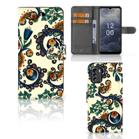 Wallet Case Nokia G60 Barok Flower