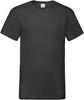 Fruit Of The Loom F270 Valueweight V-Neck T - Black - 5XL - thumbnail