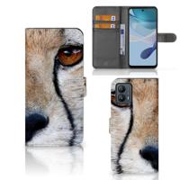 Motorola Moto G53 | Telefoonhoesje | Met pasjeshouder | Cheetah