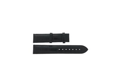 Horlogeband Tissot T006.407.16.033.00 / T610014581 Leder Zwart 19mm