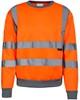 Korntex KX324 Hi-Vis Workwear Sweatshirt Limerick - Signal Orange - L