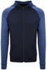 Just Cool JC057 Men´s Cool Contrast Zoodie - Navy - XL