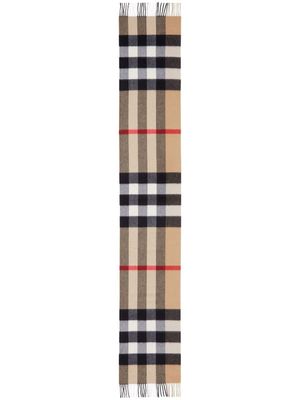 Burberry écharpe en cachemire à carreaux - Tons neutres