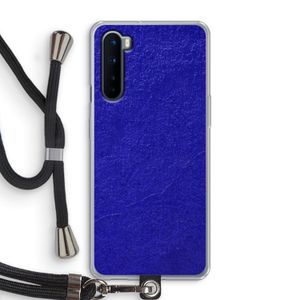 Majorelle Blue: OnePlus Nord Transparant Hoesje met koord