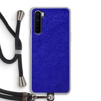 Majorelle Blue: OnePlus Nord Transparant Hoesje met koord