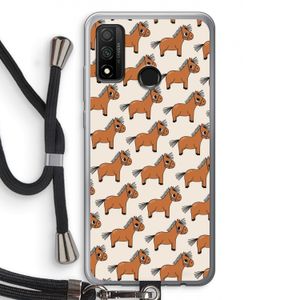 Pony: Huawei P Smart (2020) Transparant Hoesje met koord