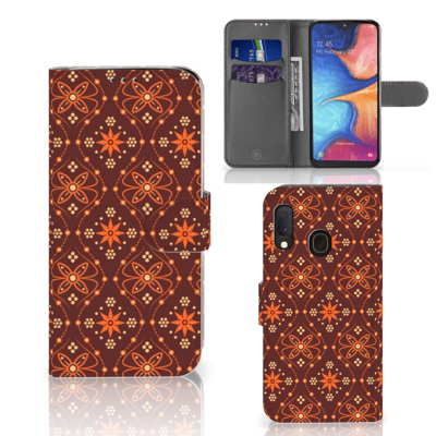 Samsung Galaxy A20e | Telefoon Hoesje | Batik Brown