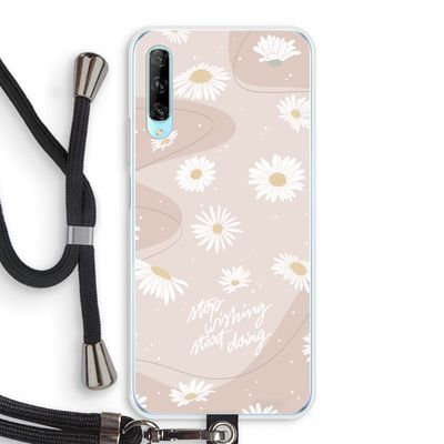 Daydreaming becomes reality: Huawei P Smart Pro Transparant Hoesje met koord