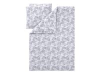 LIVARNO Satijnen dekbedovertrek 200 x 200 cm (Bloemen)