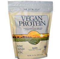 Vegan eiwit proteine, vanille smaak (690 g) - Dr. Mercola - thumbnail