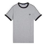 Fred Perry - Taped Ringer T-Shirt - Grijs