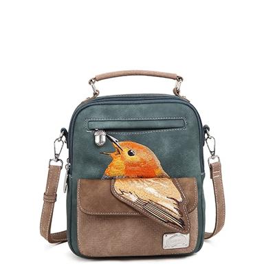 Hi-di-hi Handtas/Schoudertas Traveler Donker Blauw/Donker Bruin - PRE ORDER: LEVERBAAR VANAF SEPTEMBER 2025