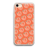 Just peachy: iPhone 7 Transparant Hoesje