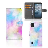 Hoesje Nokia C2 2nd Edition Watercolor Light | Portemonnee hoesje