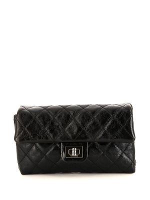 CHANEL Pre-Owned sac banane 2.55 Classic Flap - Noir