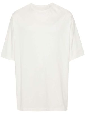 Y-3 t-shirt en coton à logo appliqué - Blanc