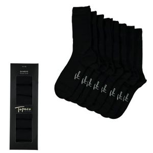 Topeco 8 stuks Men Bamboo Basic Crew Socks * Actie *