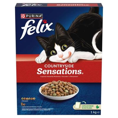 PURINA Felix Countryside Sensations - droog kattenvoer - 1kg