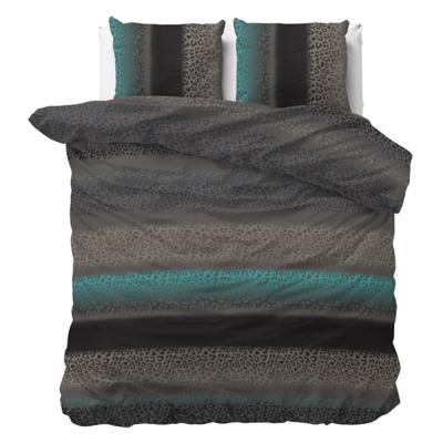 Dekbedovertrek Avoka - Tweepersoons (200x200 cm) - Wit Polyester-katoen - Dessin: Patroon - Sleeptime Elegance - Dekbed-Discounter.nl