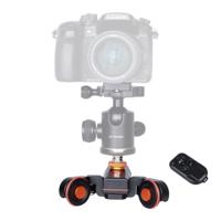 YELANGU L4X Camera wiel Dolly II elektrische bijhouden van schuif 3-wiel Video katrol rollen Dolly auto met afstandsbediening voor DSLR / Home DV-came