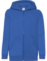 Fruit Of The Loom F401NK Kids´ Classic Hooded Sweat Jacket - Royal Blue - 140