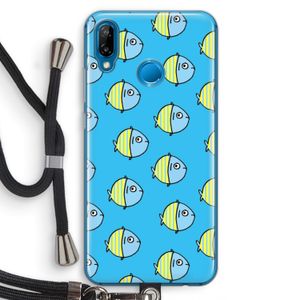 Visjes: Huawei P20 Lite Transparant Hoesje met koord