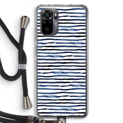 Verrassende lijnen: Xiaomi Redmi Note 10 Pro Transparant Hoesje met koord